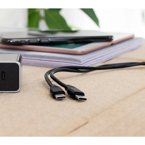Mobiparts USB-C naar USB-C kabel 2m Zwart