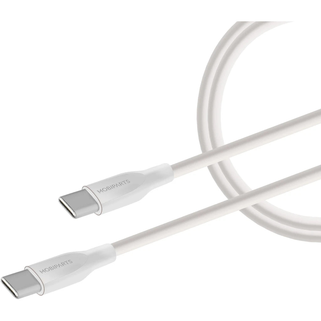 Mobiparts Adapter USB-C en USB-A 20W Wit - met USB-C Kabel