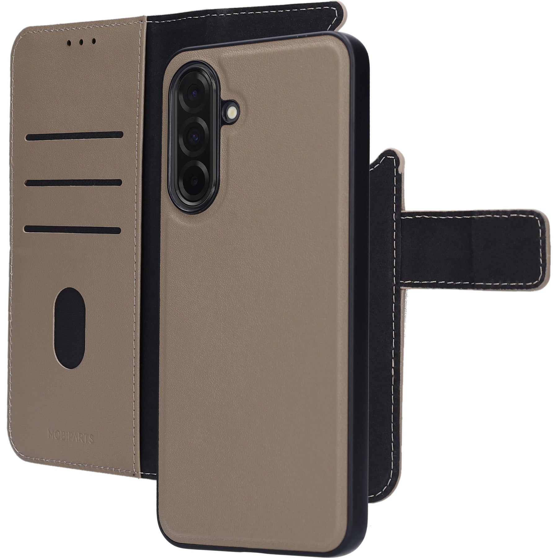 Mobiparts Leather 2 in 1 Wallet Case Samsung A-Serie Taupe