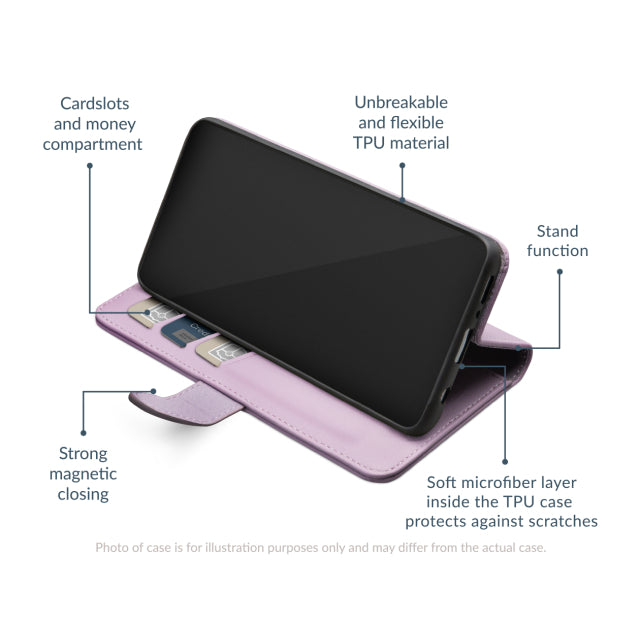 Mobilize Premium Gelly Wallet Hoesje Samsung Paars