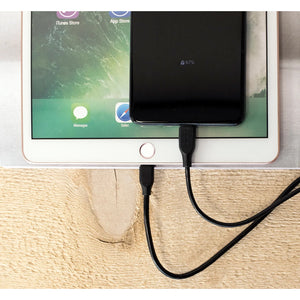 Mobiparts USB-A naar Micro-USB kabel 1m Zwart