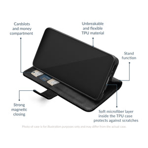 Mobilize Premium Gelly Wallet Hoesje Apple iPhone Zwart