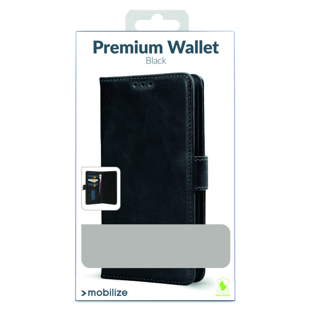 Mobilize Premium Gelly Wallet Hoesje Apple iPhone Zwart