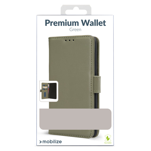 Mobilize Premium Gelly Wallet Hoesje Apple iPhone Groen