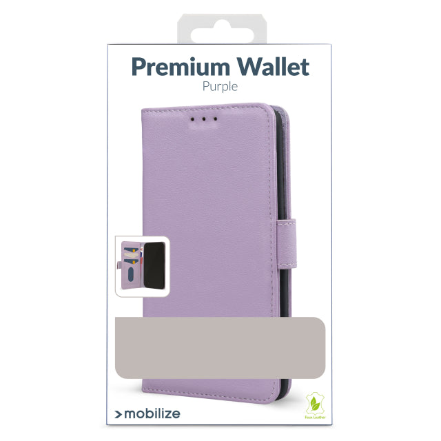 Mobilize Premium Gelly Wallet Hoesje Apple iPhone Paars