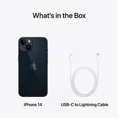 Refurbished iPhone 14 - 128GB - Zwart - Grade C