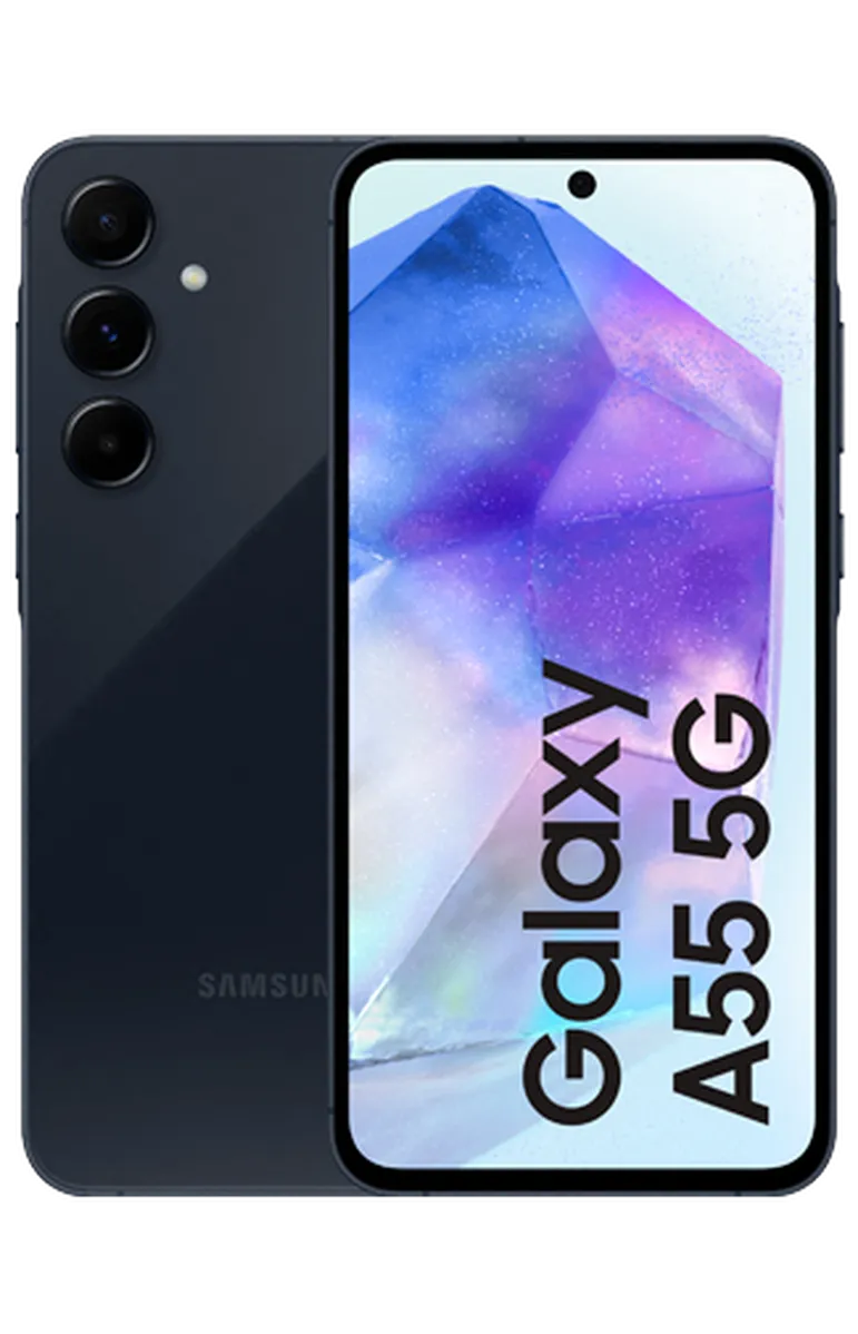 Refurbished Samsung Galaxy A55 - 128GB - Donkerblauw - Grade B