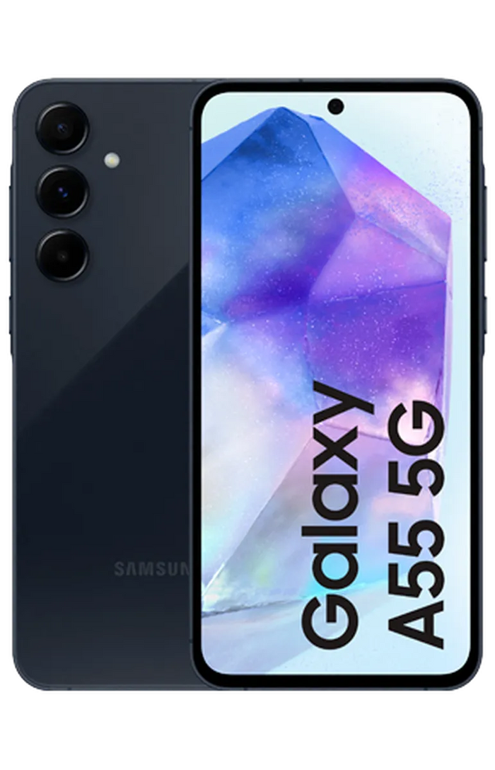 Refurbished Samsung Galaxy A55 - 128GB - Donkerblauw - Grade B
