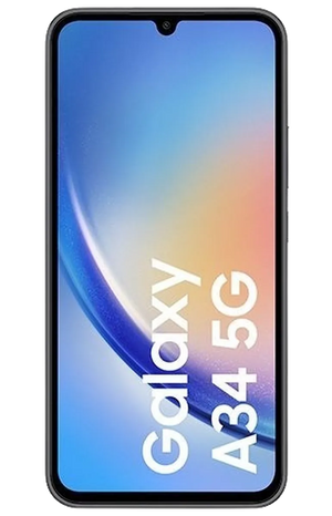Refurbished Samsung Galaxy A34 - 128GB - Zwart - Grade B