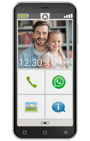 Refurbished Emporia SMART.4 Senioren telefoon - 32GB - Zwart
