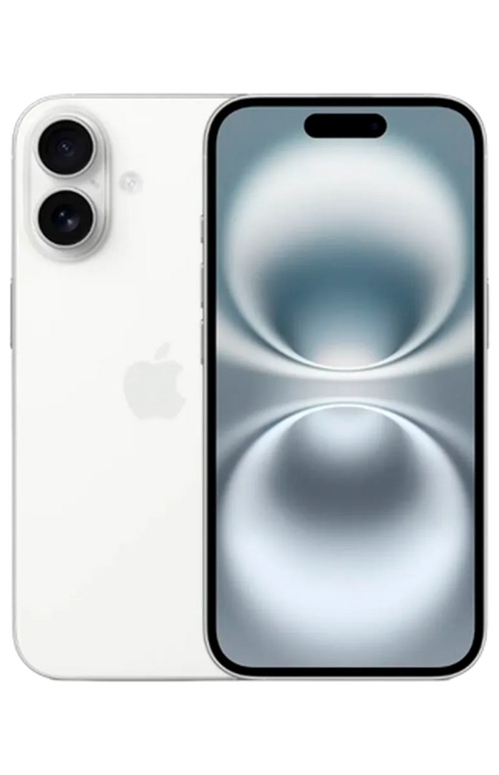 Refurbished iPhone 16 - 128GB - Wit - Grade A