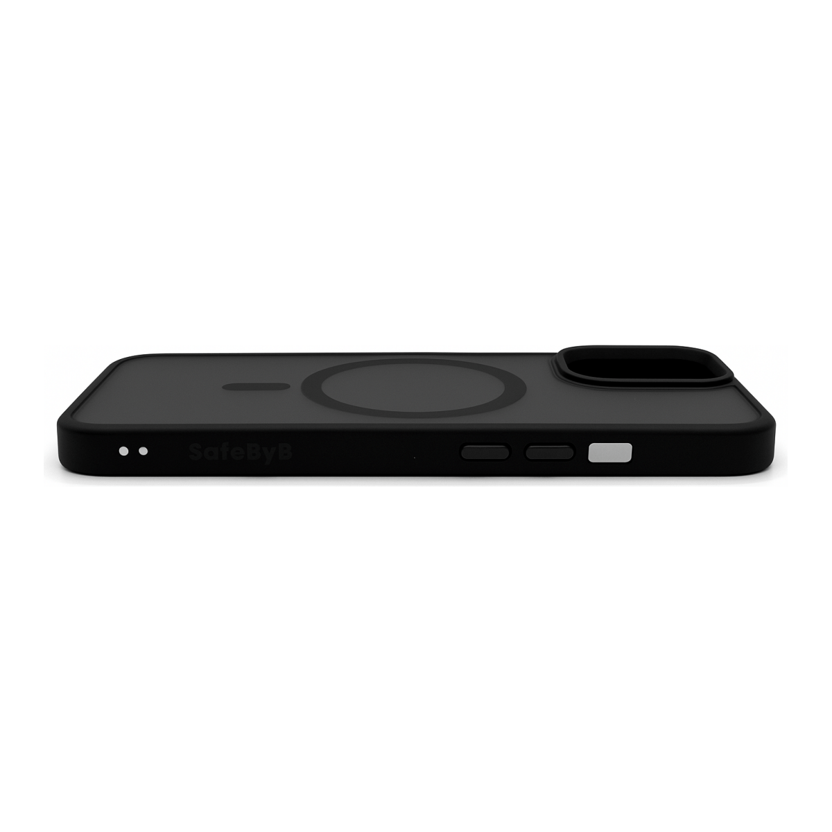 SafeByB MagSafe Case - Apple iPhone - Matzwart