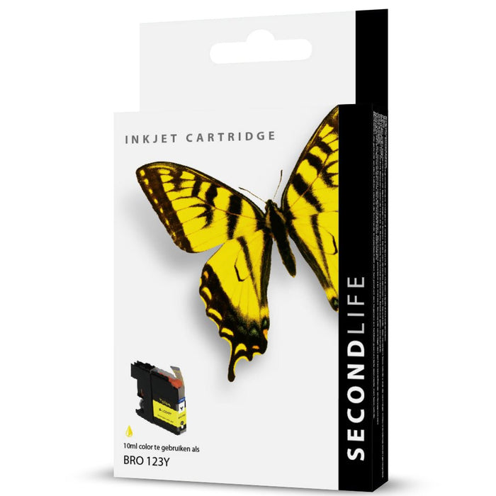 SecondLife - Brother LC 121 / 123 Yellow